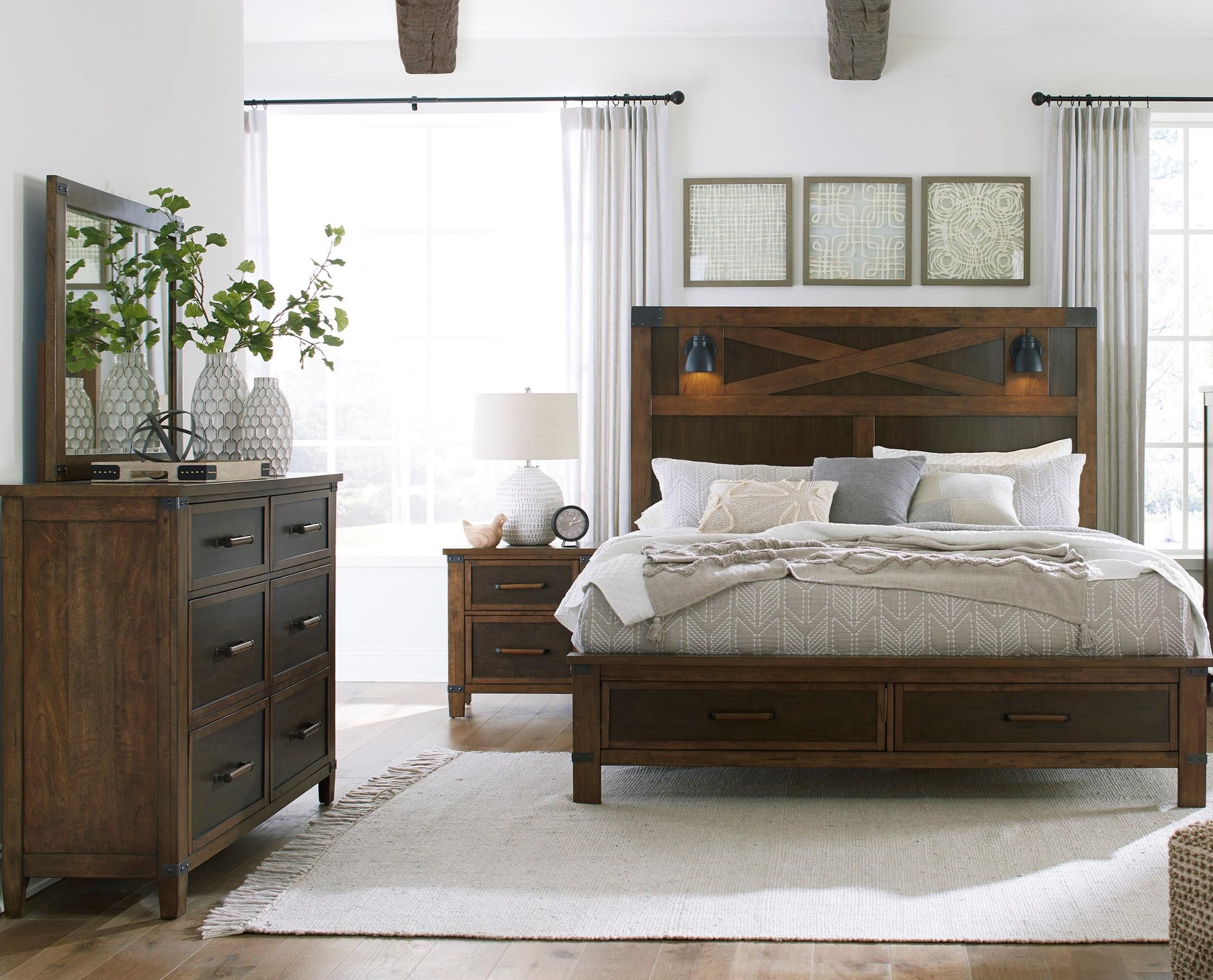 JB King Wyattfield B759 K Bedroom Group 1 King Bedroom Group EFO